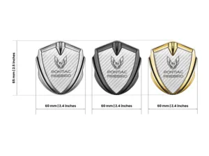 Pontiac Emblema Metal Insignia Finita Edición Eximia Aspecto
